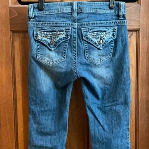 Apt 9 Straight Leg Capri Jeans, Size 2P